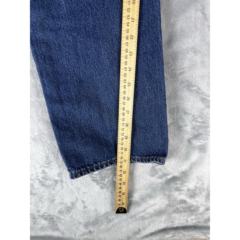 Old Navy men's Regular Straight Denim Size 33X32 Blue Dark Wash 5-Pocket pants - Picture 7 of 8